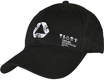 Cayler & Sons C&S Iconic Peace Curved Cap C&S Iconic Peace Curved Cap Black/White, one Size