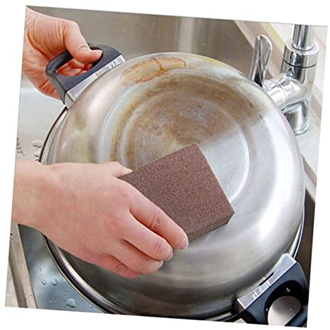 BCOATH 5pcs Nano Alumina Corundum Eraser Sponge Cleaning Pads Effortless Dirt Removal for Pots Pans and Kitchen Surfaces Non-Scratch Design for Home Restaurant and Hotel Use Random