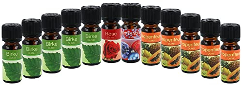 com-four® 12x doftoljor, doftolja för doftlampor, doftljus