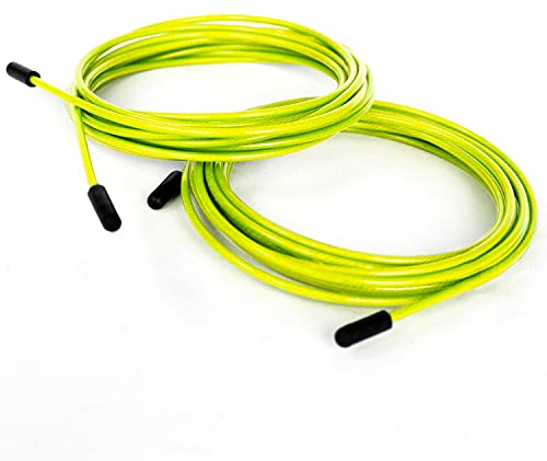 Cuerdas de Repuesto BRANK SPORTS para Cuerda de Saltar - Longitud de 3m - Cuerdas de Saltar para Adultos, Hombres, Mujeres y Niños - Cuerda de Velocidad para Boxeo y Gimnasio - Apta Cuerdas con Pesas