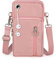 Aucuu Handytasche zum Umhängen Damen，Nylon Kleine Umhängetasche mit Kopfhörer Eingang，Mini Crossbody Schultertasche Handytasche，Handy Schultertasche ür Handy unter 7 Zoll