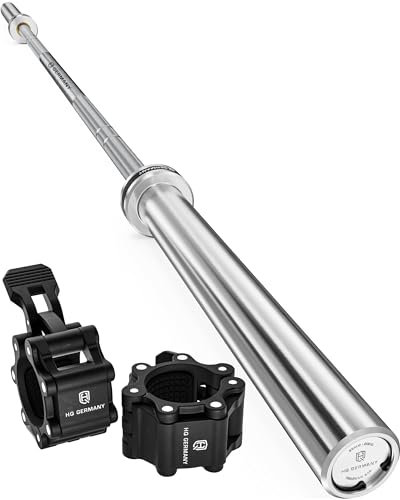 HQ Germany® Langhantelstange 50mm [220cm, 20kg] - Training Langhantel 20kg - Olympia Langhantel 50mm, Gewichtsstange, Olympic Barbell Bar
