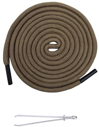 Renyiz snöre för joggingbyxor, dragsko med dragnål bomullssnöre för huvtröjor, Brun 160 cm, Braun160cm