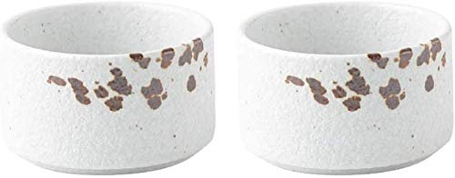 Lot de 2 moules à soufflés, parfaits pour muffins, cupcakes, crème brûlée ou comme bols à trempette, porcelaine résistante au four, -B