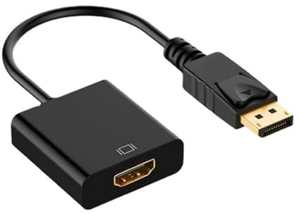 Adattatore compatto da DisplayPort a HDMI con funzionalità plug and play per un facile utilizzo di accessori video e audio