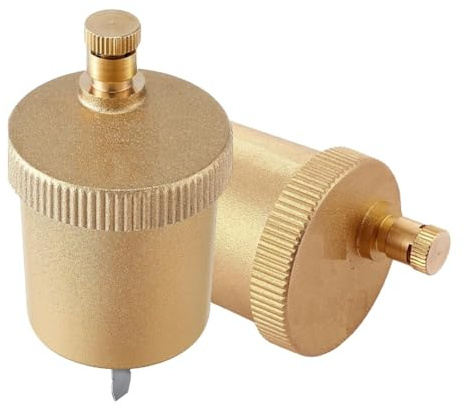Prterver Válvula de Purga de Aire Automática de 1/8 de Pulgada, Paquete de 2, Válvula de Flotador para Radiadores de Agua Caliente.