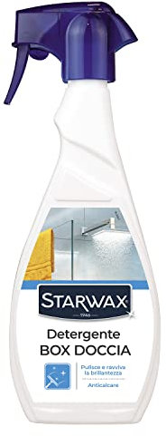 STARWAX - Detergente anticalcare box doccia - Prodotto detergente multi-superfici - Pulisce, elimina il calcare e fa brillare - Uso quotidiano - Prodotto in Francia - Spray 500 ml
