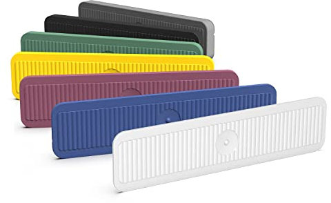 Bauhandel24 - Verglasungsklötze Kunststoff Set 24x100mm 210 Stück 1-8mm, Unterlegplatten, Ausgleichsplättchen, Abstandshalter, Keile für Fenster Montage