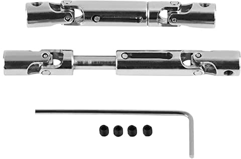 Akozon Piezas de Actualización WPL C24, Eje de Transmisión para Camión Militar WPL 1/16 Escala Antriebswelle RC 2 Uds Accesorios de Actualización de Metal