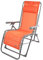 AKTIVE 61080 - Klappbarer Strandstuhl, kippsicher, maximale Tragkraft 150 kg, stabil und robust, neigbar, mit Positionseinstellung, Maße 52 x 73 x 106 cm, Textilene-Material, Klappstühle