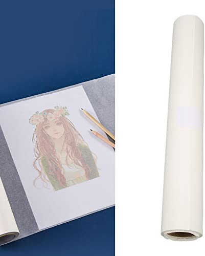 Tracing Paper Roll Tracing High Transparency Pattern Paper for Sewing Dressmaking Sketch Drafting Tracing Paper Roll White High Transparency Pattern ()