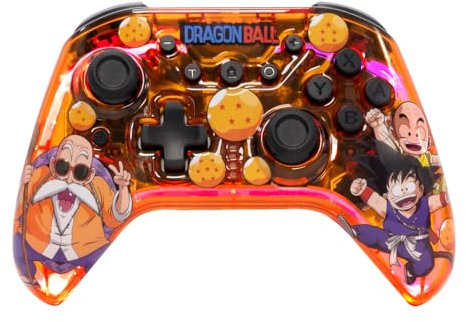 FRTEC - Dragon Ball Kame Wireless Controller for Switch, PC, Mobile Phones, Bluetooth, RGB LED Light, Great Autonomy