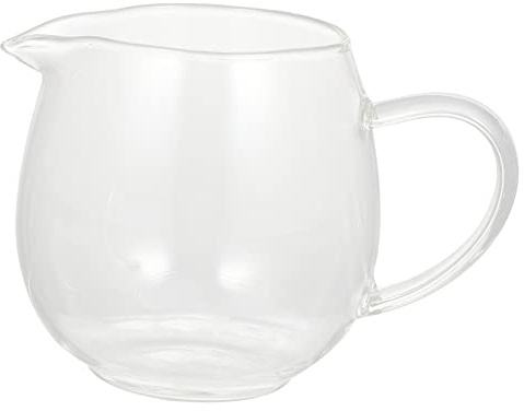 CLISPEED Bicchiere da Tè in Vetro Resistente Alta Temperatura Distributore Tè Ergonomico per Uso e Cerimonie per Sake e Infusi