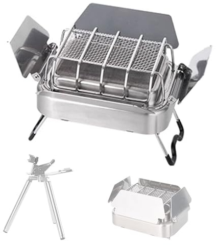 Chauffage Gaz Chauffage Exterieur Parasol Chauffant Gaz Exterieur 3 Angles Réglables Avec Support Pliable Et Grille Amovible Fabriqué en Acier Inoxydable 2200 W(24 * 20 * 36.5cm)