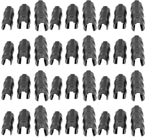 Gatuida 60 Pezzi Morsetti per Serra in Lega Resistente Clip per Tubo per Fissaggio Film e Reti Accessori per Copertura Serra e Protezione Piante Kit Completo per Tubazioni Giardino