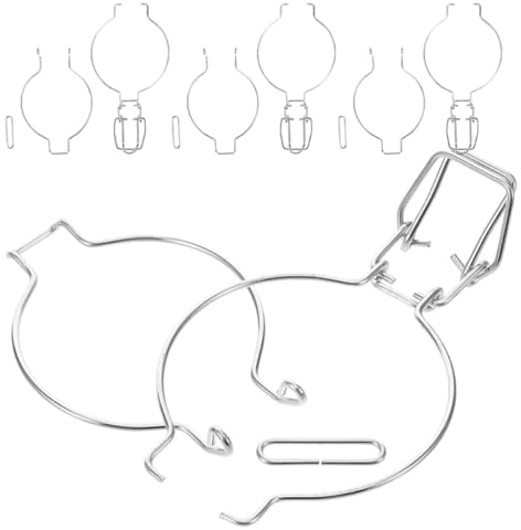 ULDIGI Hebillas de Cierre para Tarros de Cristal 4 Piezas Acero Inoxidable A2 Resorte Especial, Cierre Hermético para Frascos de Vidrio, Accesorios para Almacenamiento en Cocina