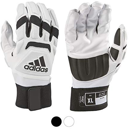 adidas Freak MAX 2.0 Padded Lineman Adult Football Gloves, White, Large - Premium Football Gear