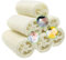 6 Stücke Luffa Schwamm, Natürliche Luffa Gurke Schwamm Entfernen Dead Skin zur Bad und Dusche, 10cm Luffaschwamm Peeling Naturschwamm Perfekt für Körperpflege, Deko, Küche Scrubber und Luffa Seife