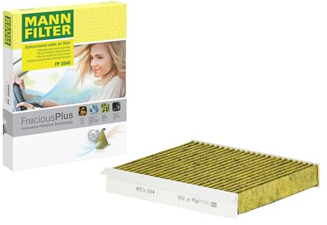 MANN-FILTER FP 2040 Filtro aria cabina - FreciousPlus Filtro Antipolline Biofunzionale - per Autovetture + veicoli commeriali