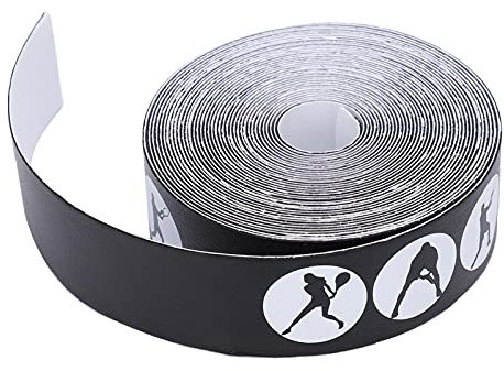 Griffband Sport, Schlägerschutzband Tennisschläger-Griffband, Kratzfestes Tennisschläger Schutzband, Schlägerkopf, Rahmenschutz, Schlägerschutzaufkleber für Golf Tennis Badminton Hockey Schläger