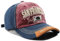 Sporty Baseballcap San Francisco Kalifornien USA Vintage Style Cap Herren Damen (Navy)