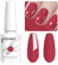 Vishine 8ML Gel Nail Polish 1Pcs RosyRed Color Gel Polish Long-Lasting Nails Gel Soak Off Fall Gel Nail Polish Nail Art Manicure Salon at Home, L014
