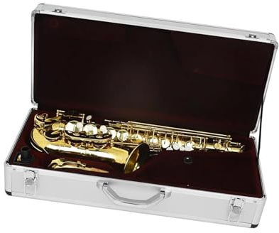 Professionell Saxofon Professionellt Altsaxofon För Bleckblåsinstrument E nybörjarset Och Tillbehör(Alto Saxophone 2)