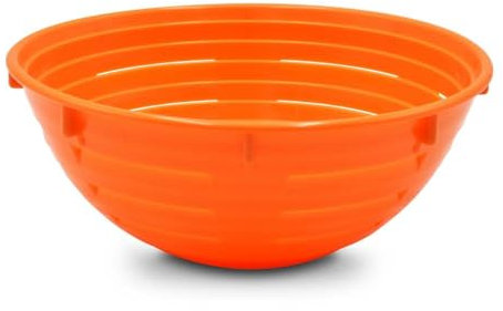 Erretre srl Cestino in plastica per la lievitazione del Pane Diametro 22x9(h.) cm 1000 Grammi