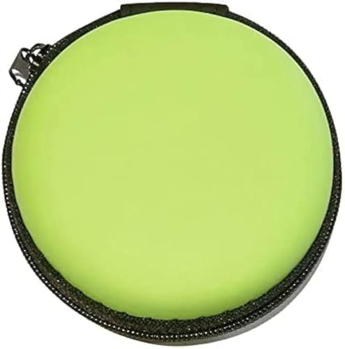 MAS CARNEY - Estuche para Auriculares. Funda Protectora para Transporte Dura.(Green)