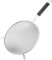 Vogue Heavy Duty Sieve 24 cm, Silver & Black, Tinned Double Mesh, Flour Sifter, Ergonomic Handle, 2x Resting Hooks, Easy Clean Design, FE743