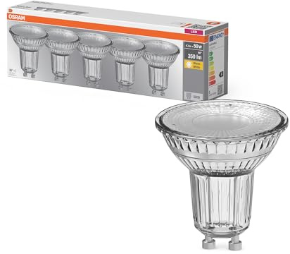 Osram Spot LED Base PAR16 4,3 W 827, blanc chaud 2700 K, GU10, 36°, 350 lm, gestion thermique professionnelle