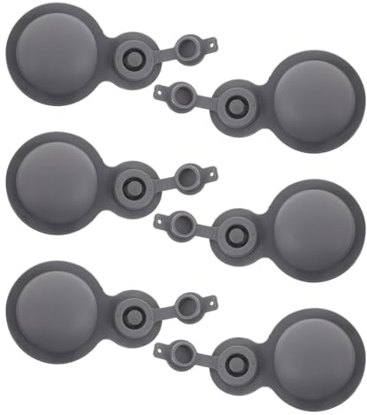PRETYZOOM Kit 6 Pezzi Valvole di Ricambio Ermetiche in Tpu per Cuscino Gonfiabile da Viaggio, Valvola di Ritegno Unidirezionale per Materasso ad Aria e Tappo per Valvola Cuscino da
