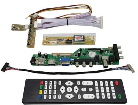 Kit Scheda Controller Driver TV Digitale DVB-T2/DVB-T/DVB-C 15 HT150X02-100 LM150X08 1024 * 768 Kit Scheda Controller