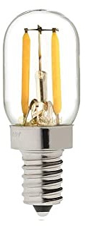 KJXP Belysning, Paket om 50, LED-glödtrådsnattlampa AC220V E14 C7/T20 1W/2W LED-glödlampa Kylskåpslampor Ljuskrona Dekorativa lampor(Warm white 2700K,T20 1W)