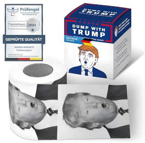 Toilet Paper Gift Wrapped Toilet Paper Joke Article (Trump)