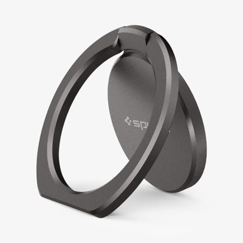 Spigen Soporte Anillo Movil, Style Ring 360 Anillo Soporte Teléfono para Todos los teléfonos y tabletas - Gunmetal