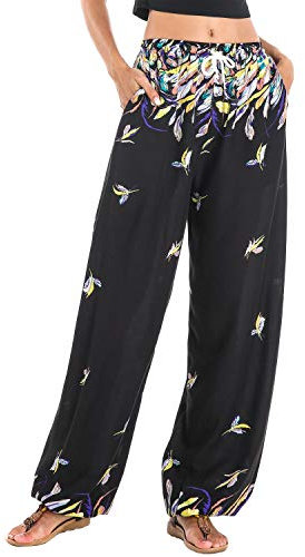 Urban GoCo Damen Haremshose Boho Hippie Hose (Large, #17)