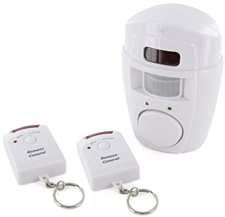 Larm med rörelsesensor och 2 fjärrkontroller