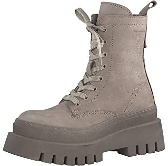 Tamaris Damen Klassische Stiefel, Sand Reptile, 40 EU