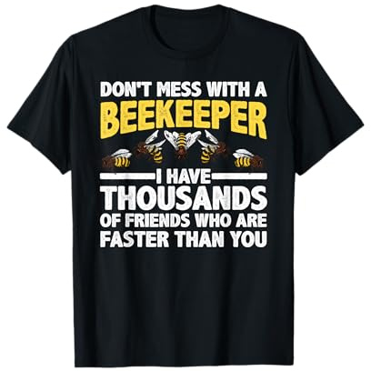 Beekeeper Art Men Women Beekeeping Honeybee Beehive Lover T-Shirt