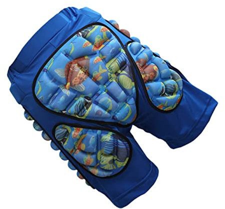 Garneck Hüftprotektoren Hose Zum Rollschuhlaufen Schutzhüfte Für Junge Mädchen Schutzshorts Polstershorts Leicht Und Verstellbar Geeignet Für Ski Skate Und Hockey