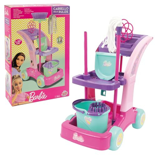 Barbie, Chariot 49,5 cm avec Accessoires, pour Les Enfants dès 3 Ans, BAR46