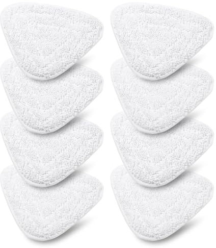8 Recambio para limpiador Vapor, Microfibra Cubiertas de repuesto Mopa compatibles con el limpiador a vapor Vileda Steam y limpiador a vapor Vileda Steam Plus,Accesorios para limpiador vapor Vileda