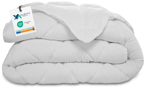 Edredón Nórdico Cama 90/105cm – 150x220cm - Relleno Nórdico Invierno 300 gsm con Microfibra Suave - Colcha Invierno Lavable y Ligera - Nórdico Cama Fabricado en España | Valentia Medical