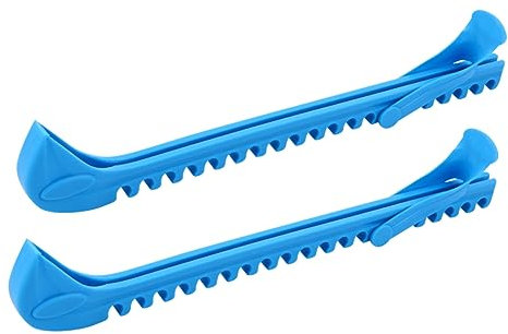 Supvox Schlittschuhmesserschutz Eishockey-überzüge Für Hockey Und Eiskunstlauf Verstellbar Aus Strapazierfähigem Hartplastik Schützt Die Kanten Beim Gehen