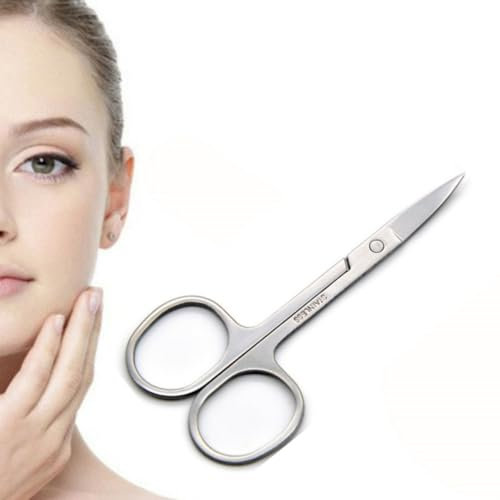 SHUNCHG Forbici per Unghie in Acciaio Inox Professionale Multifunzione Forbici da Bellezza per Tagliare Unghie, Sopracciglia, Barba e Ciglia