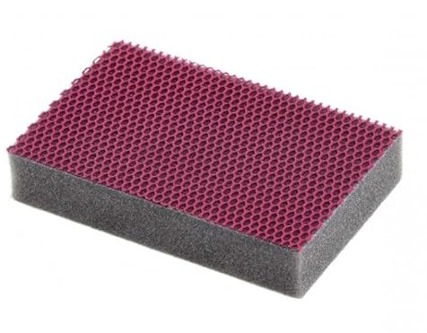 Spugne Confezione da 4 unità Spugna Abrasivo Antigraffio Alimentare Evo Professional HACCP (ROSSO)