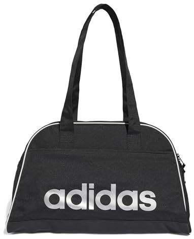adidas Women's LINEAR ESSENTIALS BOWLING BAG, Black/White, One size