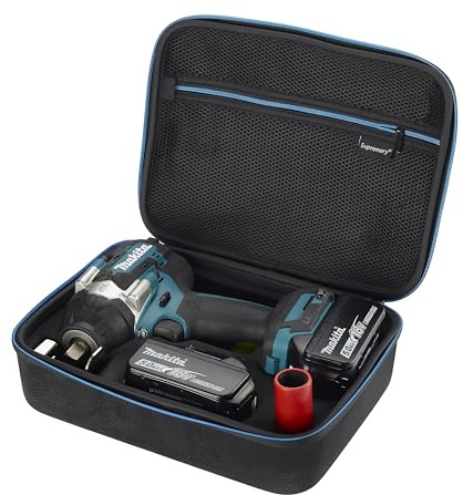Supremery Tasche kompatibel mit Makita DTW701Z DTW700Z Akku Schlagschrauber Case Zubehör kompakte Tragetasche Koffer