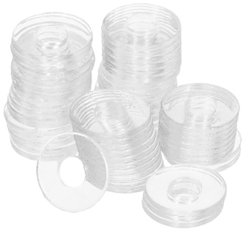 ABOOFAN 500 Stück Vinyldichtungen Dichtung Reparieren Material Duschgriffzubehör Vinyl-befestigungsscheiben Unterlegscheiben Für Schrauben Austausch Der Vinyldichtung